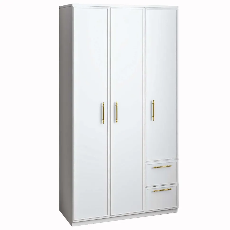 Vaatekaappi Linento Furniture Vespera, 90x171.8cm, valkoinen