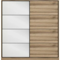 Vaatekaappi liukuovilla Linento Furniture Kale-3174, 180x190cm, ruskea