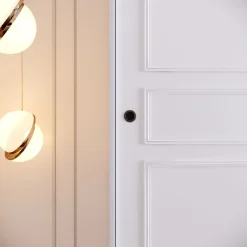 Vaatekaappi liukuovilla Linento Furniture Martin, 190cm, valkoinen