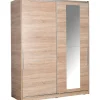 Vaatekaappi liukuovilla Linento Furniture SWD-716-SS-3 Sonomo, 160cm
