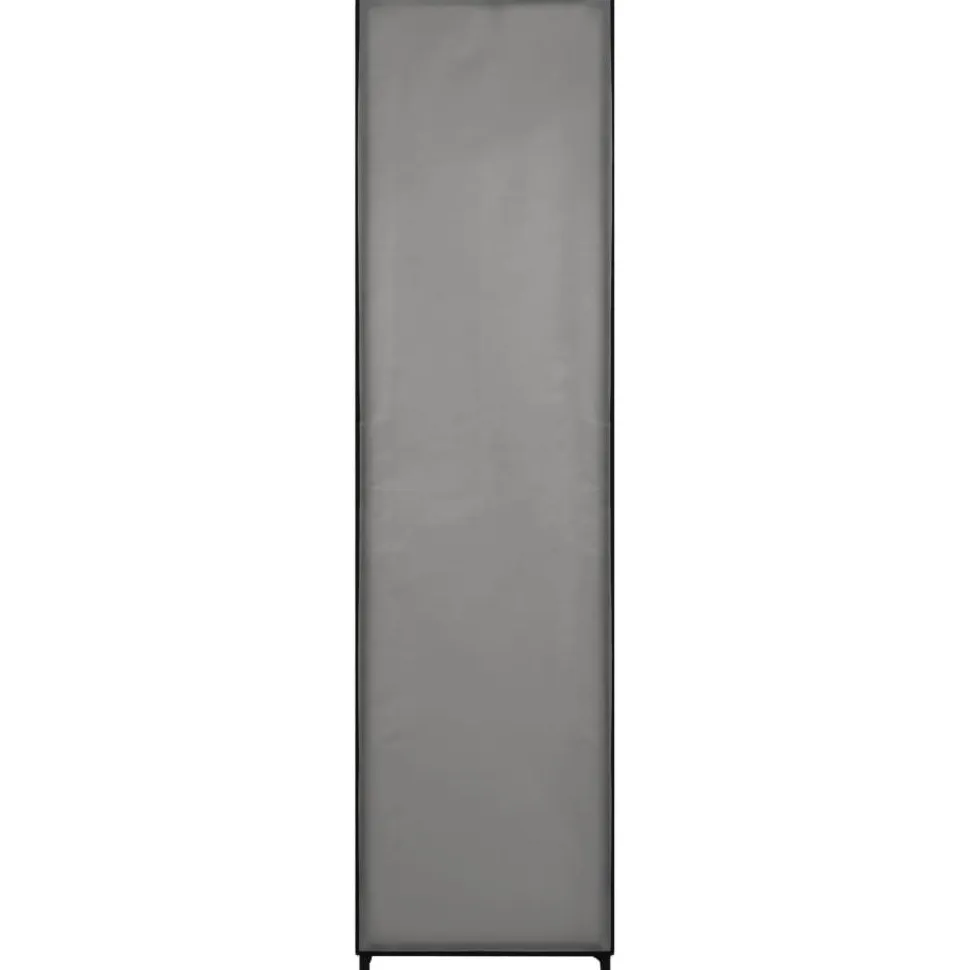 Vaatekaappi 4 lokerolla 175cm harmaa