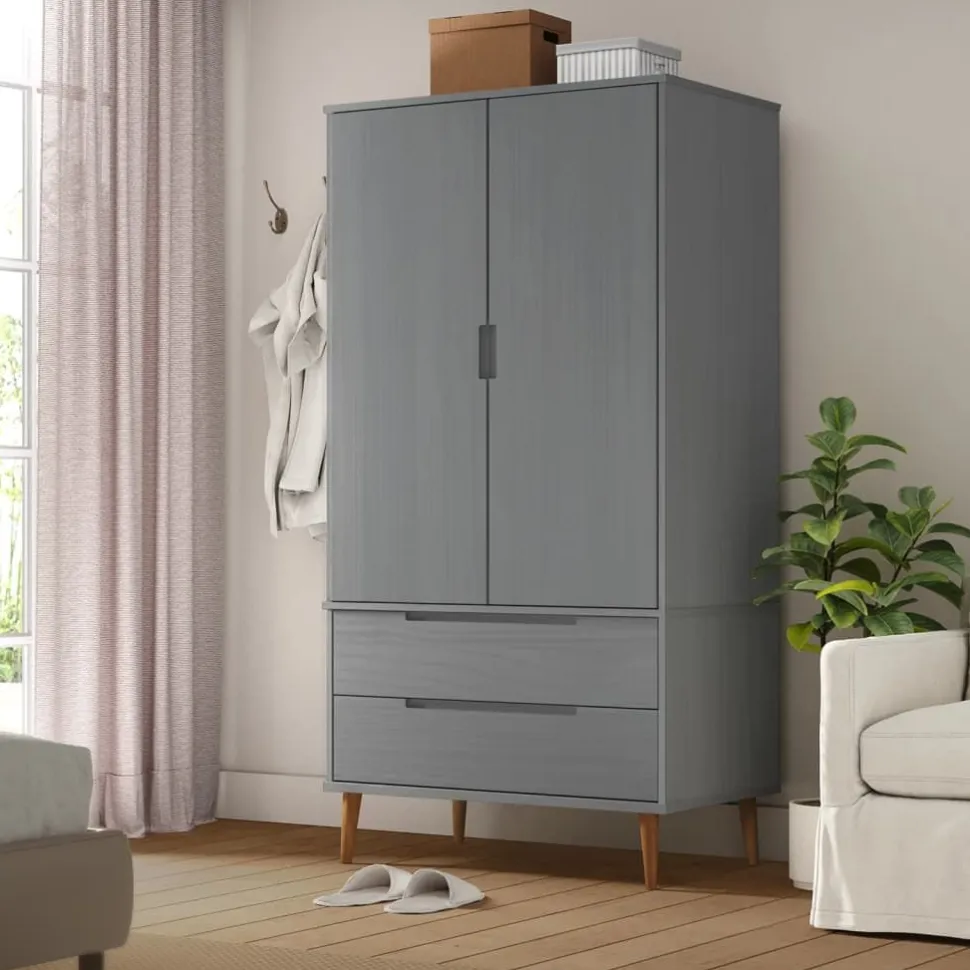 Vaatekaappi Molde 90cm mänty ruskea