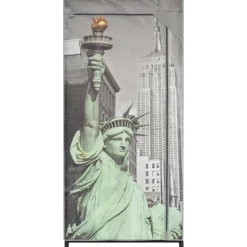 Vaatekaappi New York 75cm kangas