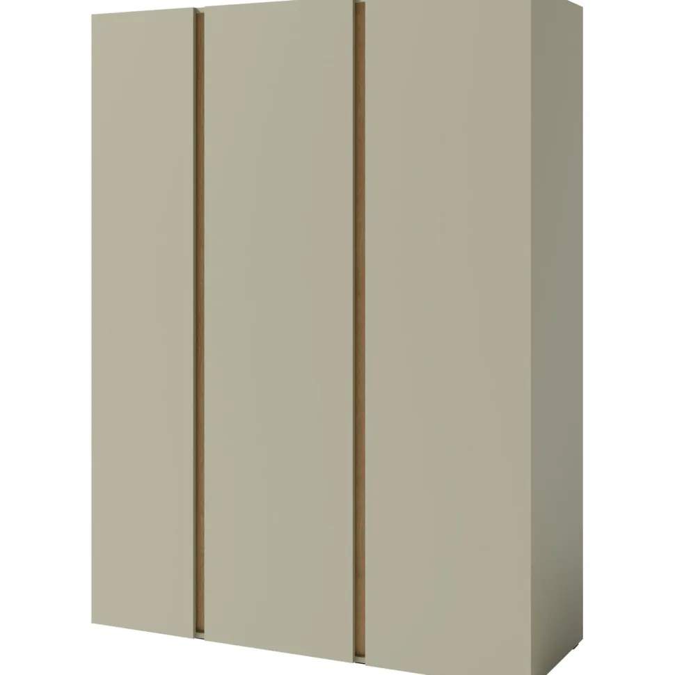 Vaatekaappi Nomla LUCA SYSTEM 1, 145x195cm, saranaovilla, hiekka