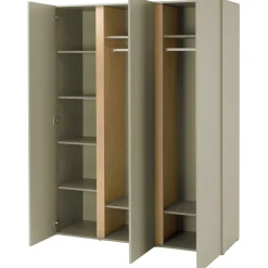 Vaatekaappi Nomla LUCA SYSTEM 1, 145x195cm, saranaovilla, hiekka