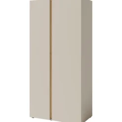 Vaatekaappi Nomla LUCA SYSTEM 3, 90x195cm, saranaovilla, ruskea