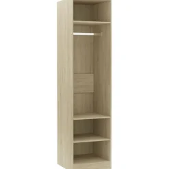 Vaatekaappi sonoma-tammi 50cm lastulevy