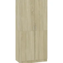 Vaatekaappi sonoma-tammi 80cm lastulevy