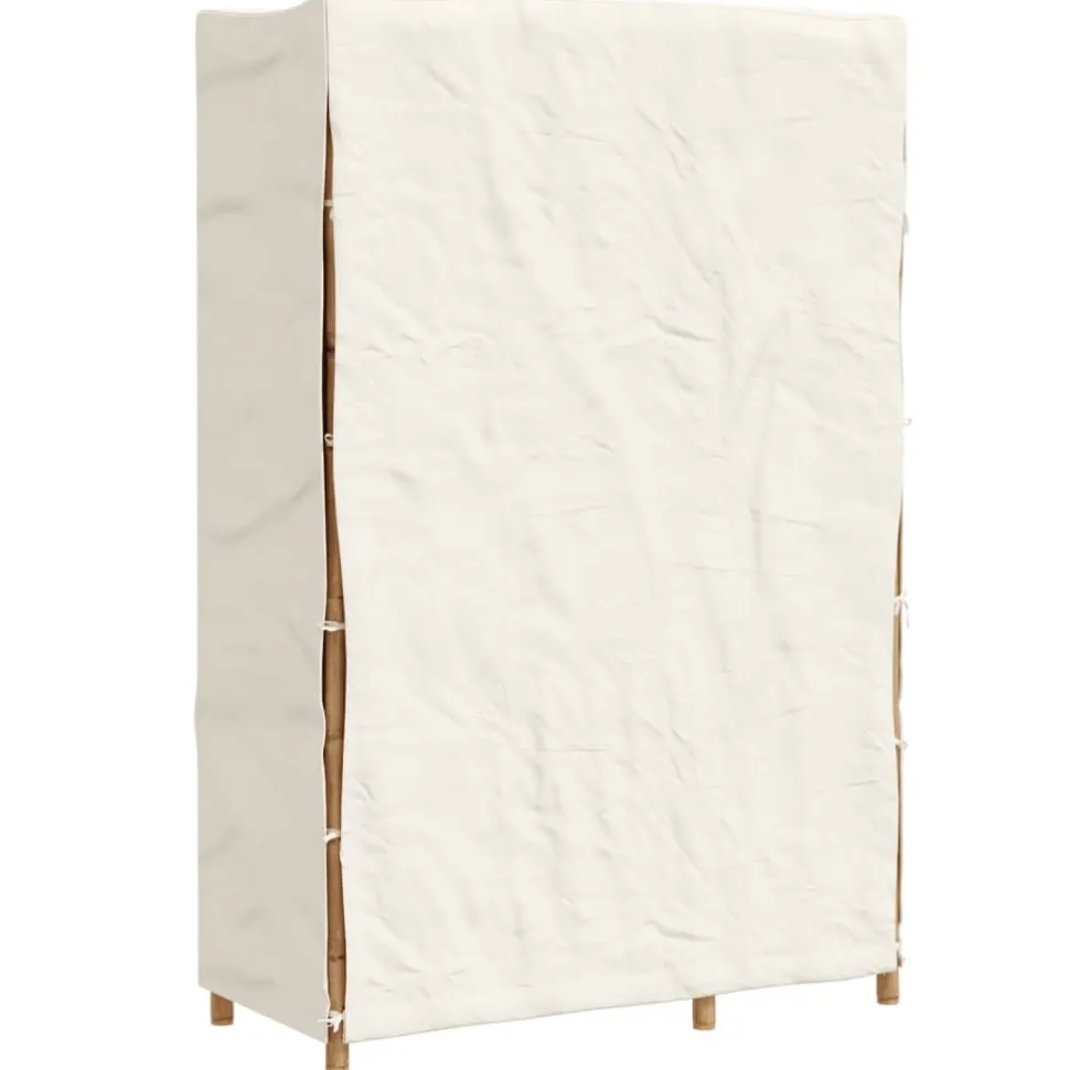 Vaatekaappi 110x45x170 cm bambu (68043)