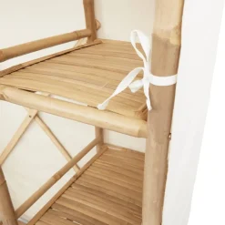 Vaatekaappi 110x45x170 cm bambu (68043)