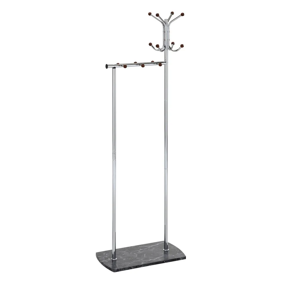 Vaatenaulakko Home4You Fran 60x30x177cm, kromi