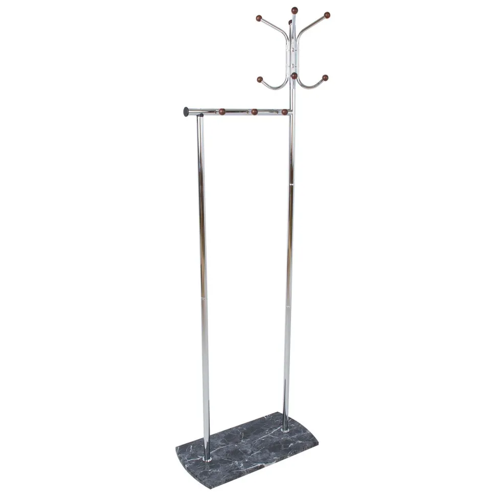 Vaatenaulakko Home4You Fran 60x30x177cm, kromi