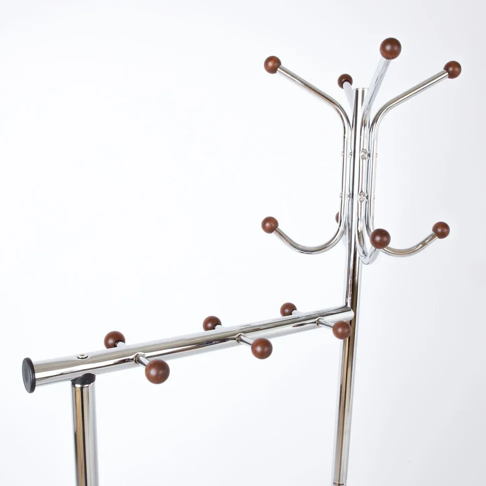 Vaatenaulakko Home4You Fran 60x30x177cm, kromi