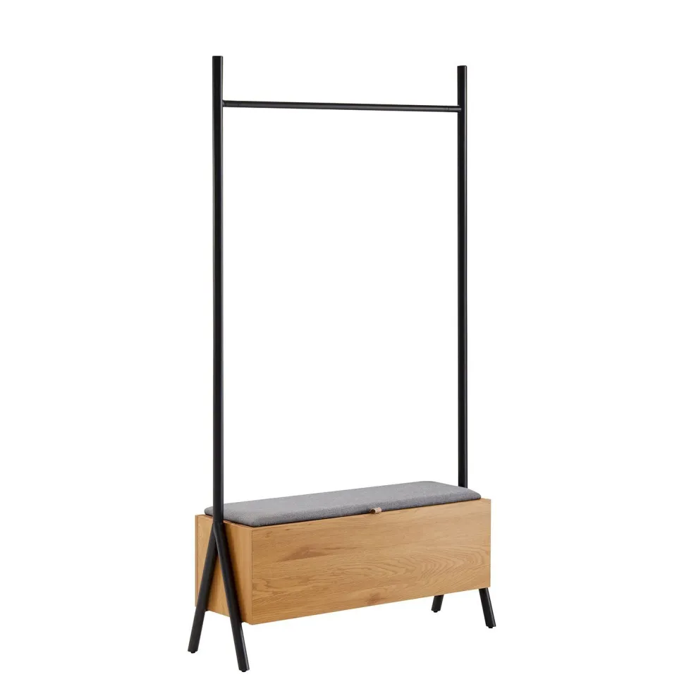 Vaateteline Home4You Aalborg 97x32x180cm, tammi