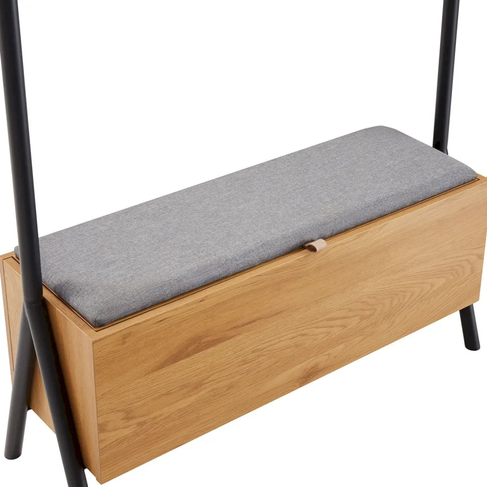 Vaateteline Home4You Aalborg 97x32x180cm, tammi