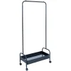 Vaateteline Home4You Fraser 74x35x168cm, musta
