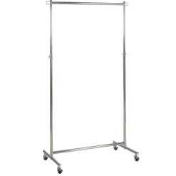 Vaateteline Home4You Gigant 93x42x116-171cm, kromi