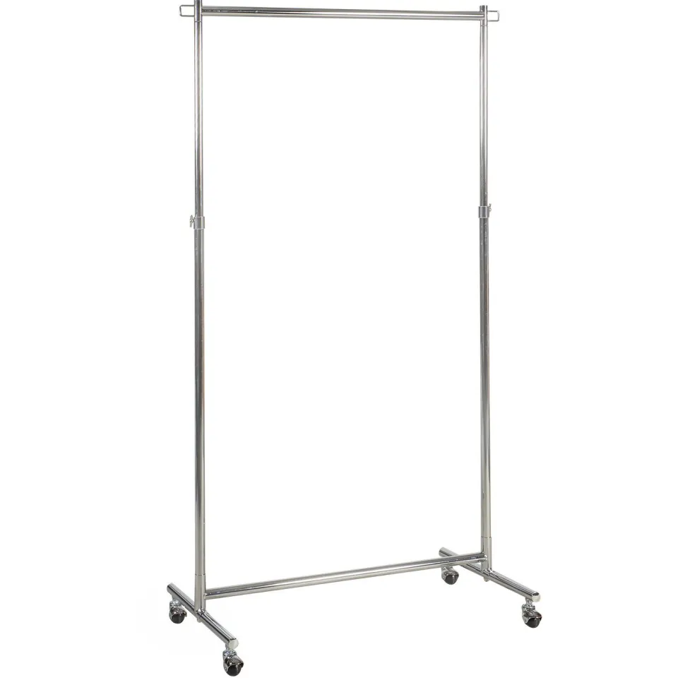 Vaateteline Home4You Gigant 93x42x116-171cm, kromi
