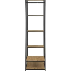 Vaateteline Home4You SEAFORD 77x45xK165 cm, villitammi, ruskea
