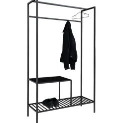 Vaateteline House Nordic Vita, 101x38x170cm, musta