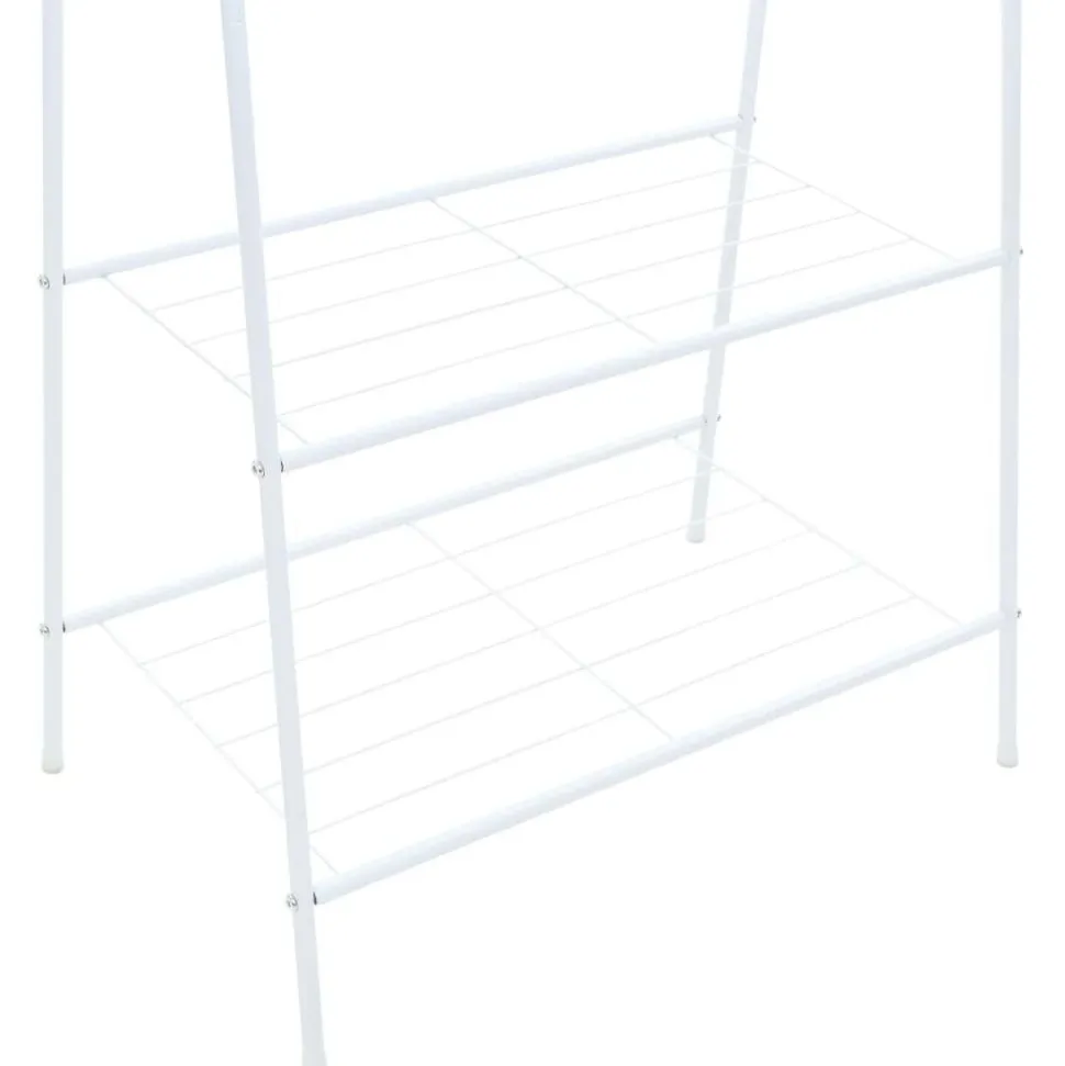 Vaateteline 59x35x150 cm valkoinen
