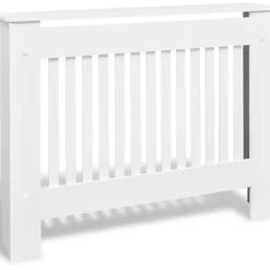 Valkoinen mdf patterinsuojakaappi 112 cm