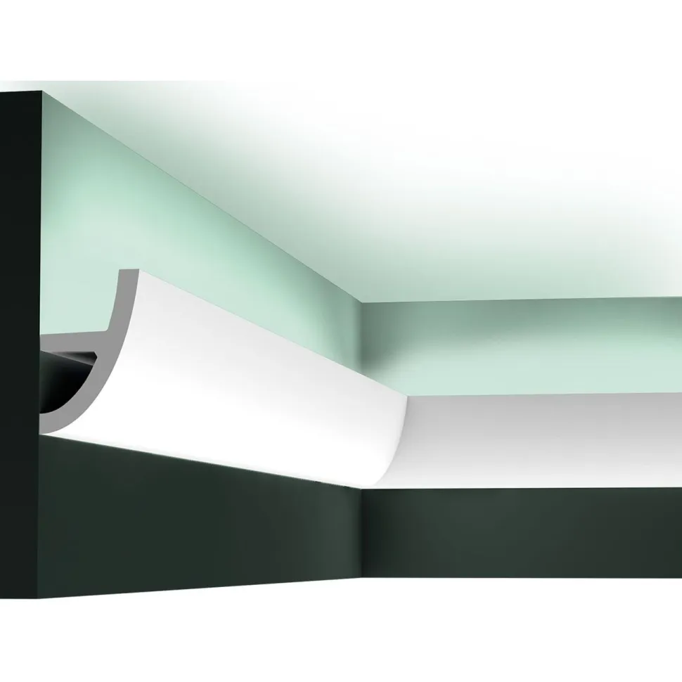 Valolista Orac Decor C373 50x80x2000 mm polyuretaani valkoinen