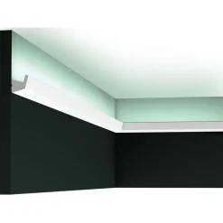 Valolista Orac Decor CX189 27x27x2000 mm polystyreeni valkoinen