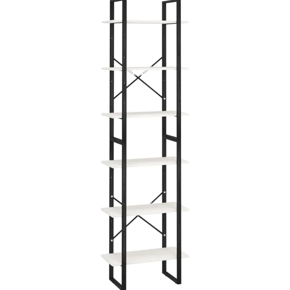 Varastohylly 60x30x105 cm mänty valkoinen