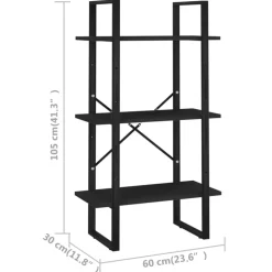 Varastohylly 60x30x105 cm mänty valkoinen