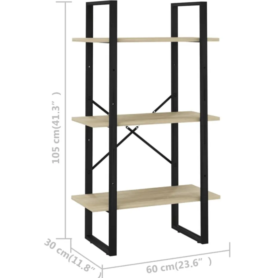 Varastohylly 60x30x105 cm mänty valkoinen