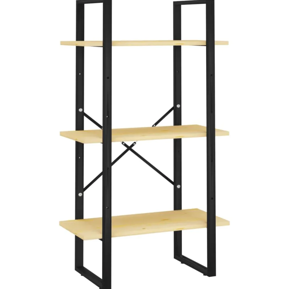 Varastohylly 60x30x105 cm mänty valkoinen
