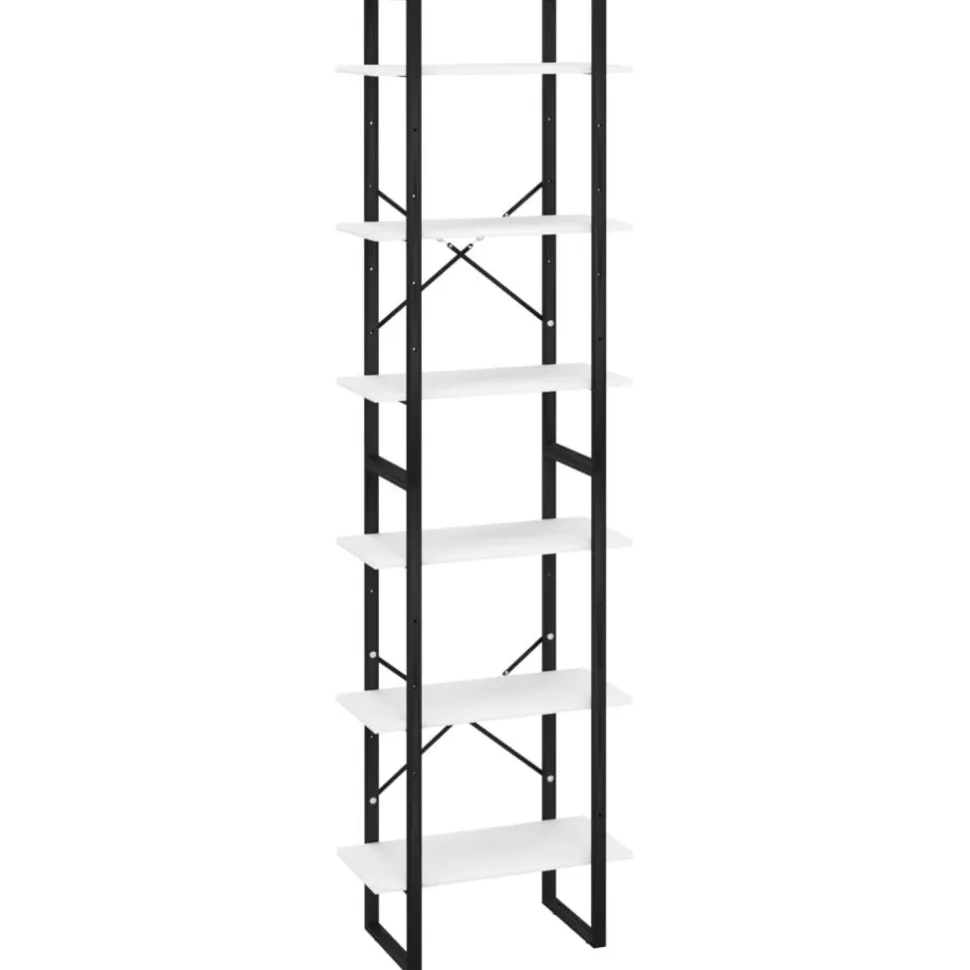 Varastohylly 60x30x105 cm mänty valkoinen