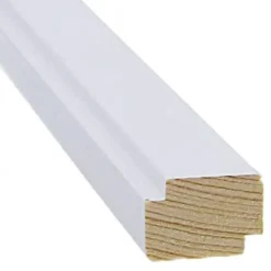 Varjolista Cent 16x24x3300 mm mänty valkoinen 5 kpl/pkt