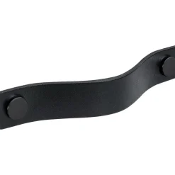 Vedin Beslag Design Loop 128 160x25x20mm nahka musta