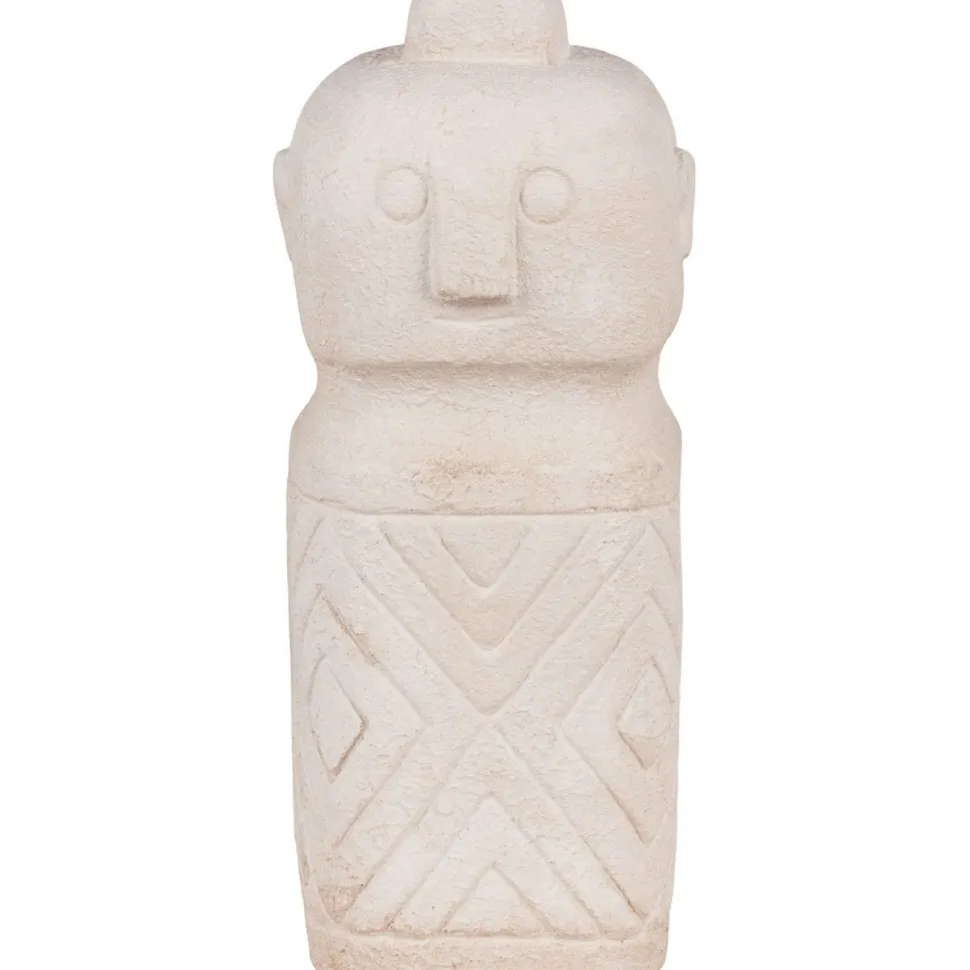 Veistos House Nordic Decoration, 6,5x6,5x15cm, beige