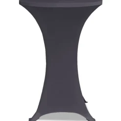 Venyvä pöydänsuoja 2 kpl 80 cm antrasiitti