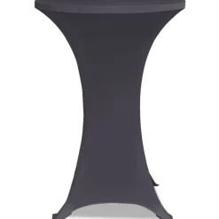 Venyvä pöydänsuoja 4 kpl 70 cm antrasiitti