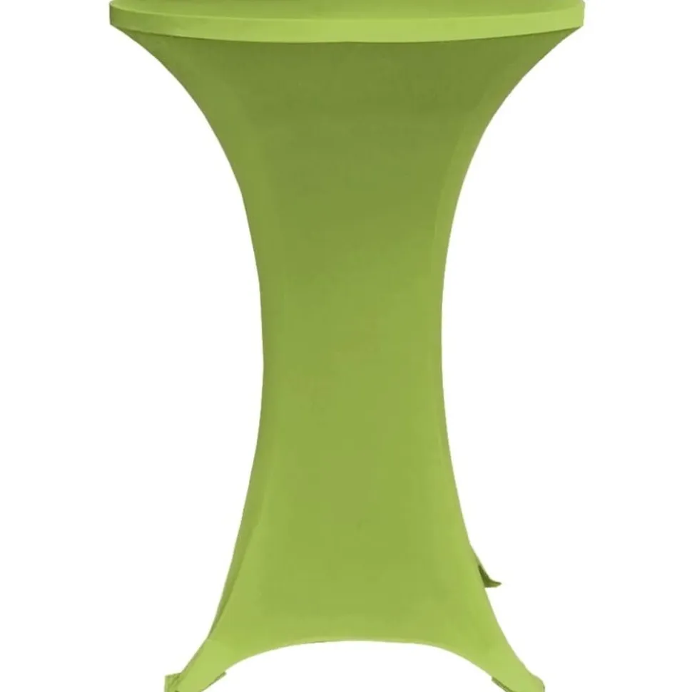 Venyvä pöydänsuoja 4 kpl 80 cm vihreä