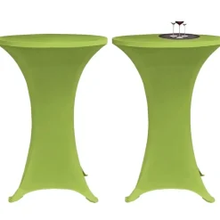 Venyvä pöydänsuoja 4 kpl 60 cm vihreä
