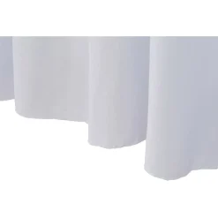 Venyvät pöytäliinat 2 kpl helmalla 120x60,5x74 cm valkoinen