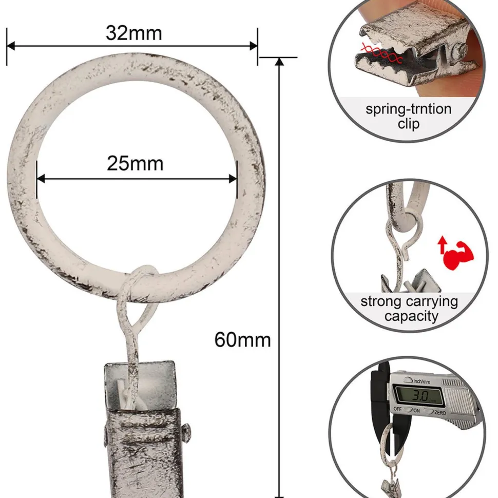 Verhorenkaat nipistimellä Ihanin, 25/32mm, 10kpl