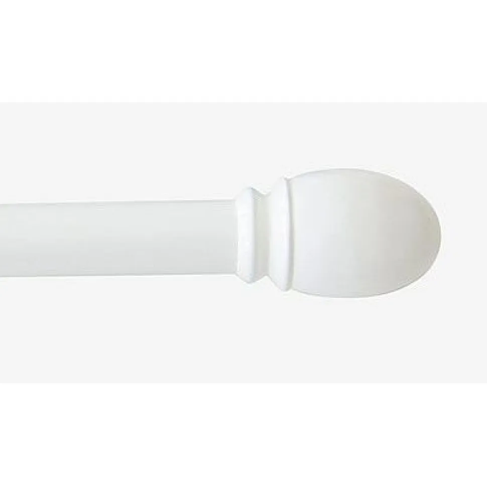 Verhotanko Hasta Olivia Ø16/19 mm 130-240 cm valkoinen