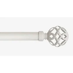 Verhotanko Hasta Smilla Ø25/28 mm 130-240 cm valkoinen