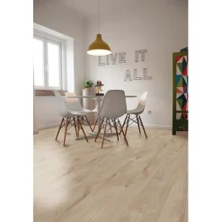 Vinyylikorkki Corkart CP736 Lungo vaalean ruskea hieman punertava 4 mikroviistettä 1,584 m²/pak