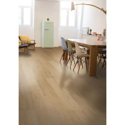 Vinyylikorkkilattia Corkart DP9541 vaalea tammi 1-sauvainen harjattu