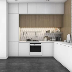 Vinyylilaatta Karitma Nordic Design Plus, integroitu askeläänieriste
