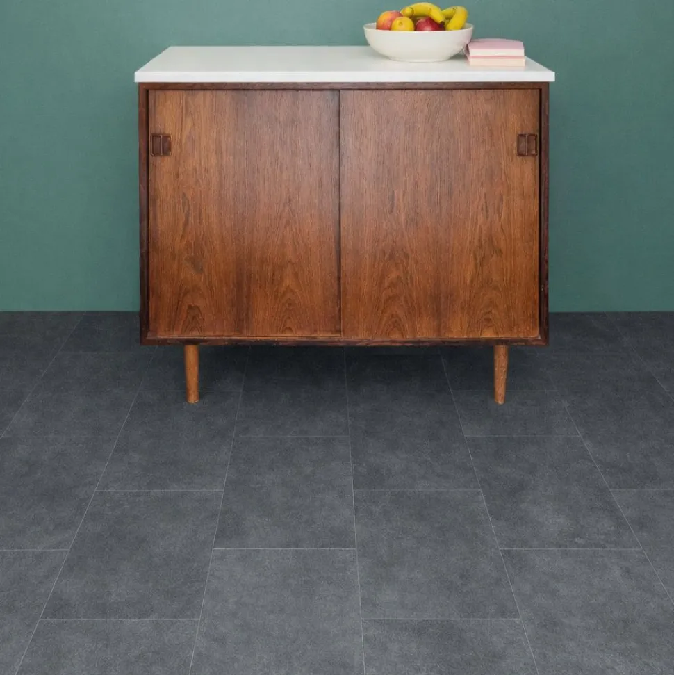 Vinyylilaatta Design Floors Prisma Acoustic Navona Stone 46952, integroitu alusmateriaali