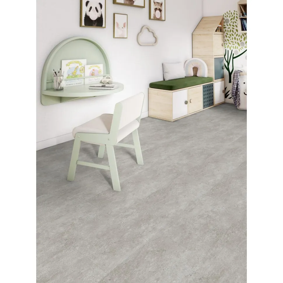 Vinyylilaatta Tarkett iD Inspiration Click Solid 55 Rock Grey