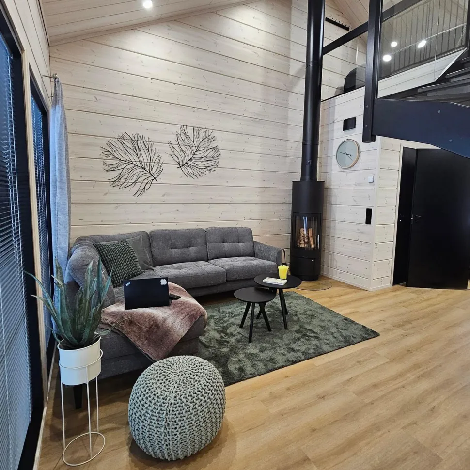 Vinyylilankku Habitas Flooring Wildwood, jäykkäydin, askeläänieriste